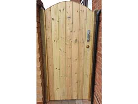 Matchboard Bow Top Gates
